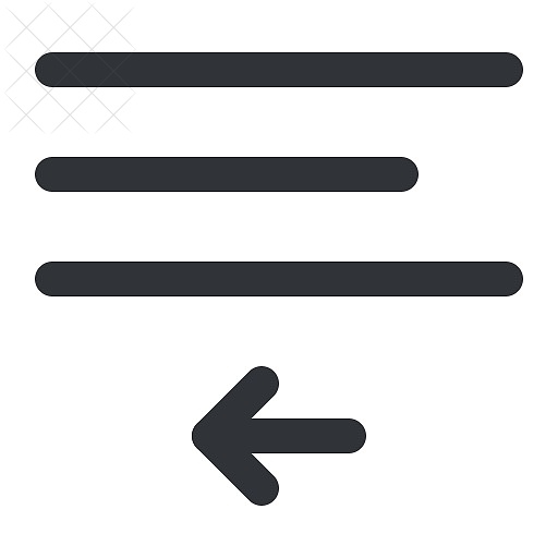 Text, align, format, left, move icon.