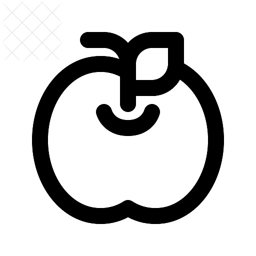 Apple, fruits icon.