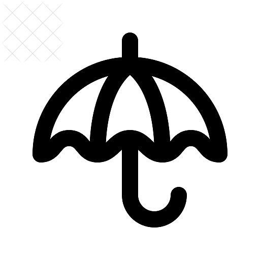 Uk, umbrella icon.