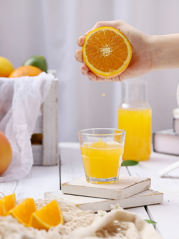 鮮榨橙汁圖片素材