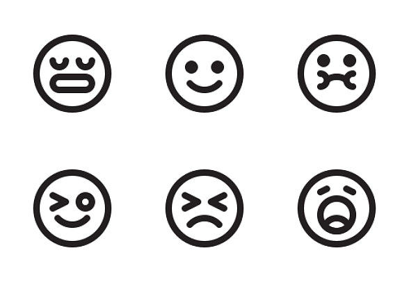 * * * *情緒
包含25個圖標的圖標包。

包括設計:
——情緒
-微笑
——震驚
-微笑
- - - - - -快樂
——悲傷
-哭
- - - - - -瘋狂
——臉紅
——興奮圖標icon圖片