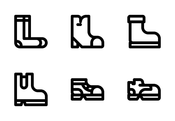 **鞋在大綱風格**
包含25個圖標的圖標包。

包括設計:
——鞋子
——靴子
——運動鞋
——拖鞋
——高跟鞋
——經典
——失敗
——拖鞋
- - - - - -拋
——長襪圖標icon圖片