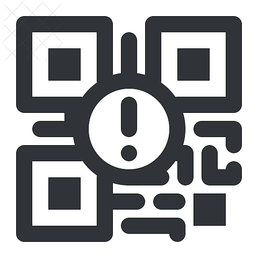 Code, notification, qr, scan icon.