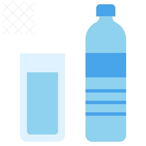 Aqua, clean, drink, fresh, glass icon.