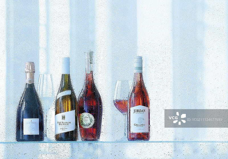 各类rosé葡萄酒图片素材