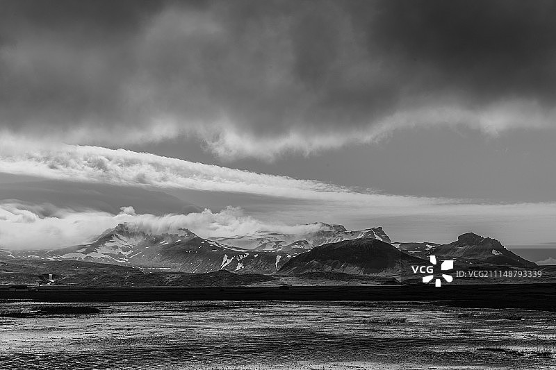 斯奈费尔斯内斯冰盖， 冰岛图片素材