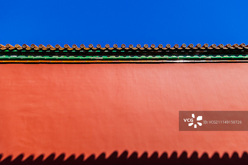 北京故宫红墙图片素材