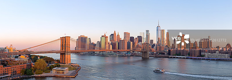 美丽的纽约曼哈顿图片素材