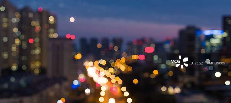抽象都市夜景图片素材