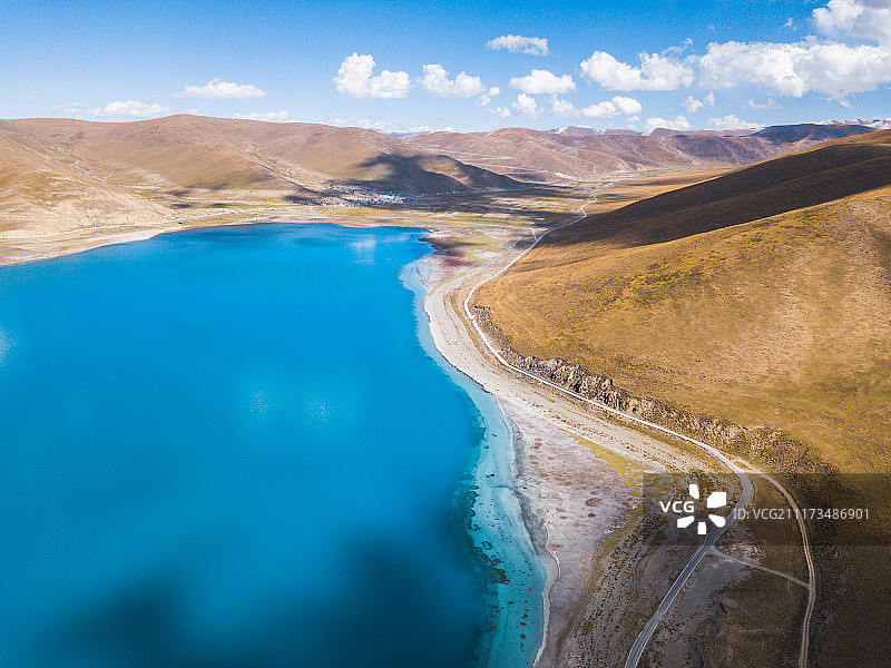 西藏羊湖图片素材