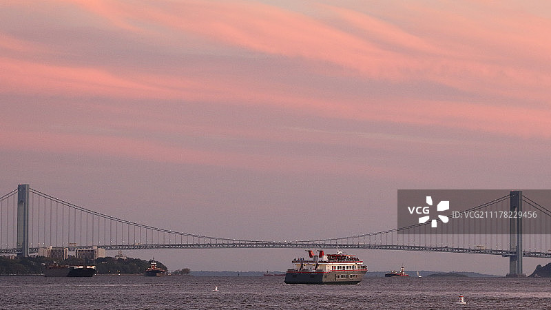 日落时分纽约图片素材