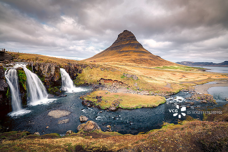 Kirkjufellsfoss - 冰岛图片素材