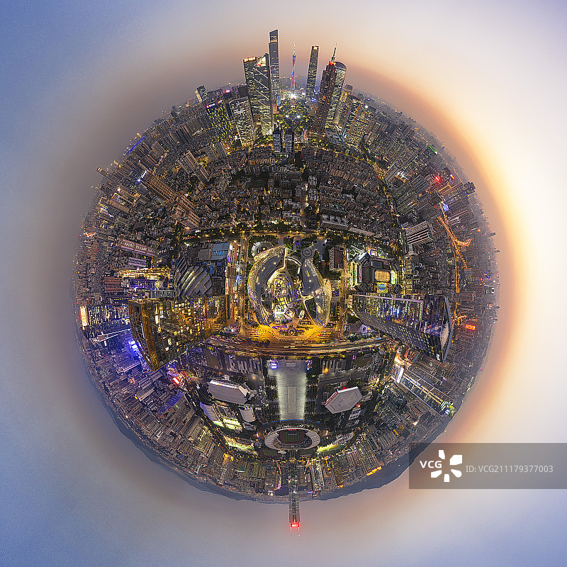 广州珠江新城与广州塔周边景观图片素材