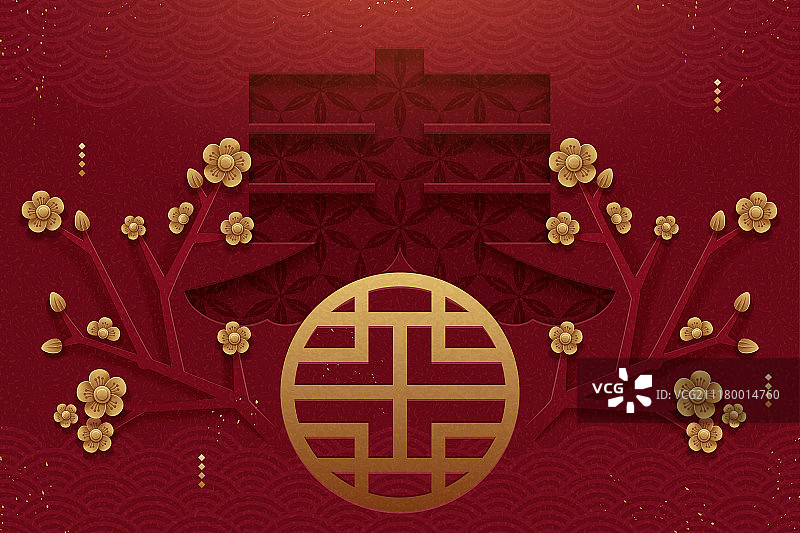 中国春节典雅海报图片素材