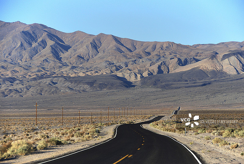 加州沙漠公路图片素材