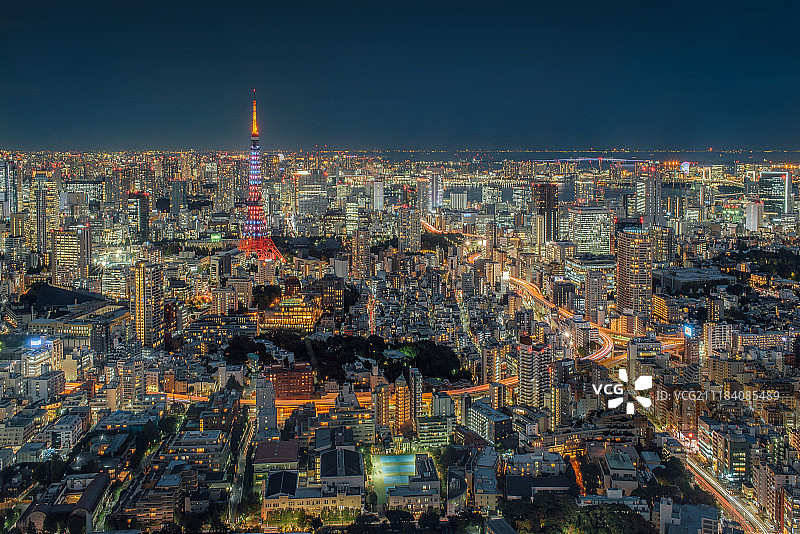 东京夜色图片素材