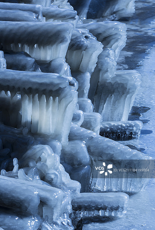 冰凌冬景图片素材