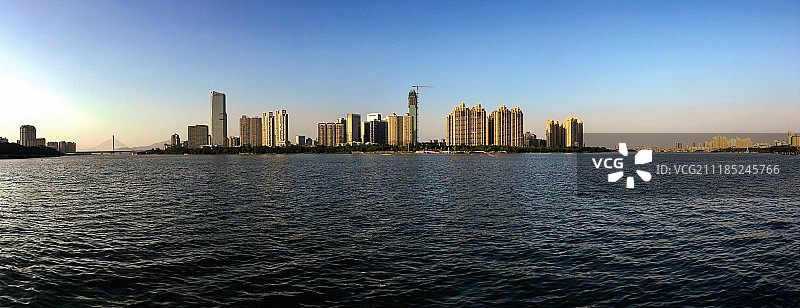 广东惠州江北摩天大楼建筑群风光图片素材