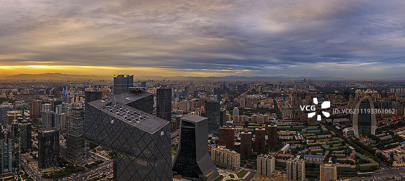 北京央视大楼城市风光图片素材