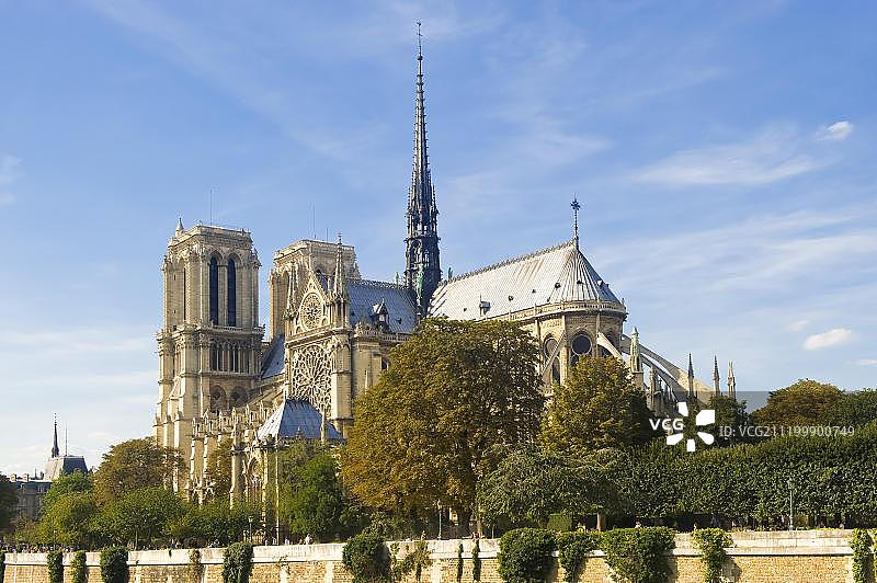 巴黎圣母院，巴黎，法国，欧洲图片素材