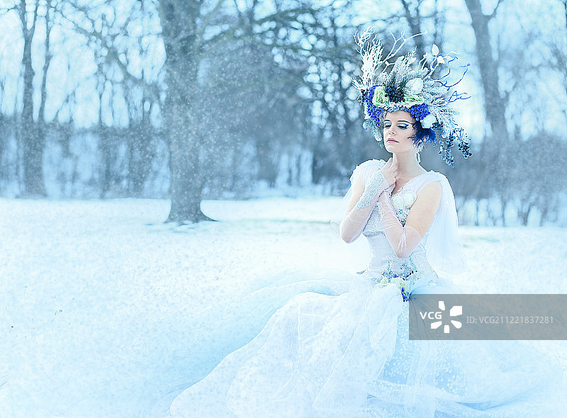 美丽的冬天童话图片素材
