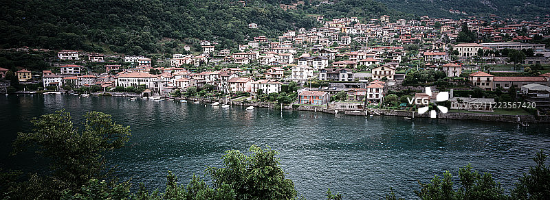 拉里奥湖，意大利图片素材