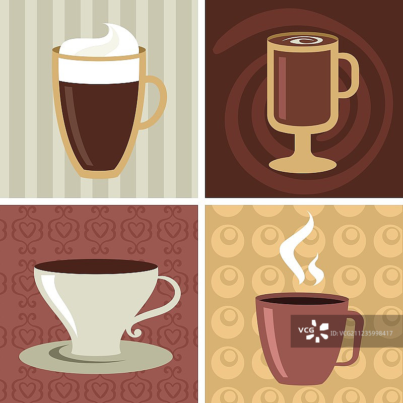 咖啡的设计元素图片素材