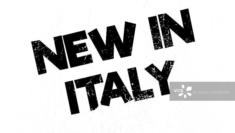 新的意大利橡皮图章图片素材