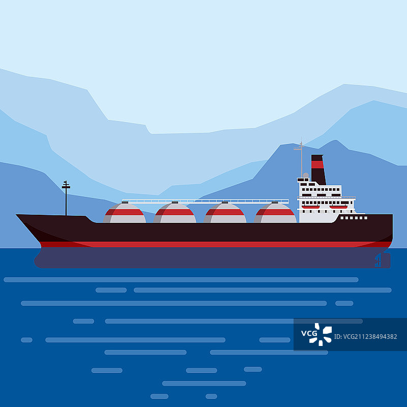 天然气船LNG船天然气船图片素材