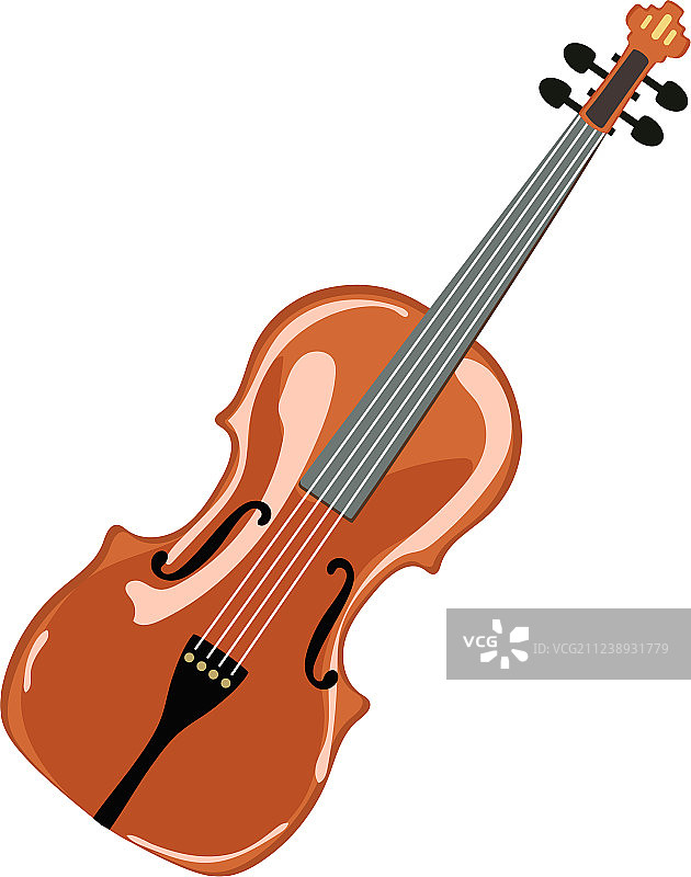 经典的小提琴孤立图片素材
