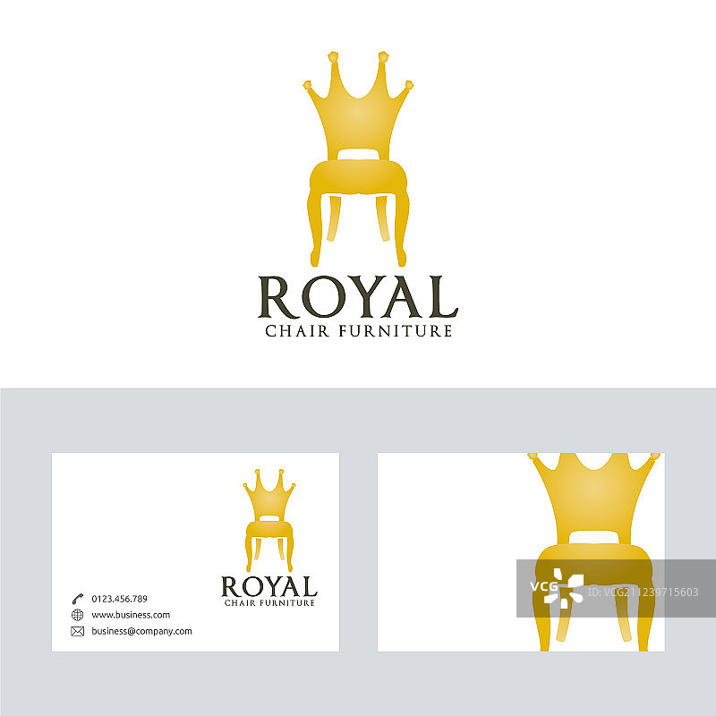 皇家座椅家具标志设计图片素材