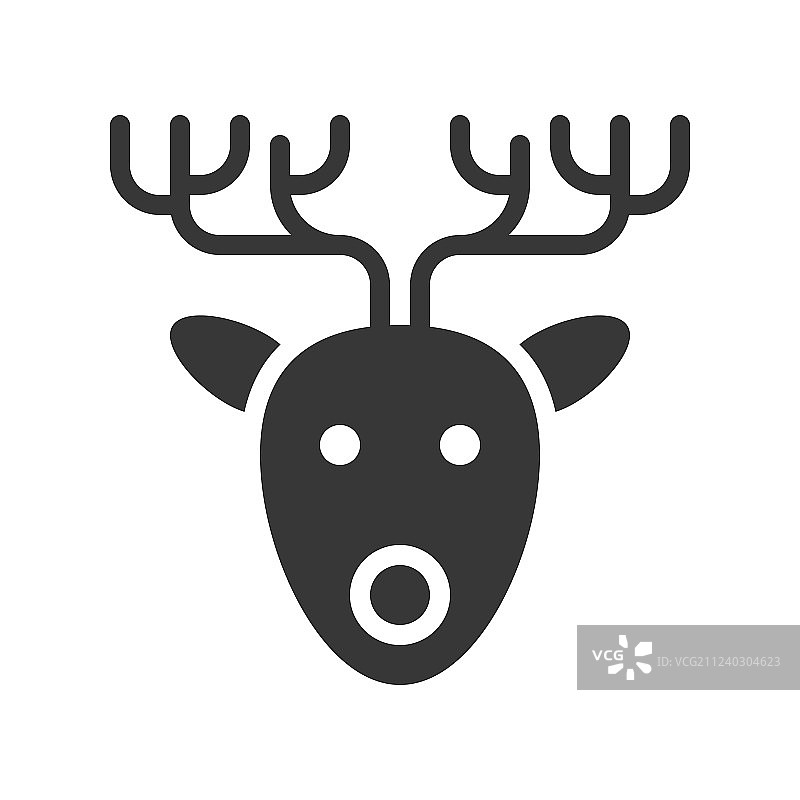 驯鹿可爱的圣诞节和冬天有关图片素材