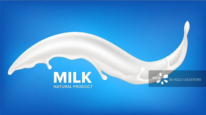 牛奶喷溅乳制品钙饮料图片素材