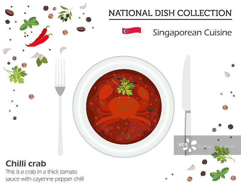 新加坡菜亚洲国菜图片素材