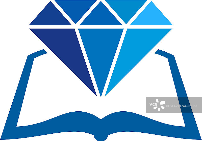 珠宝书logo图标设计图片素材