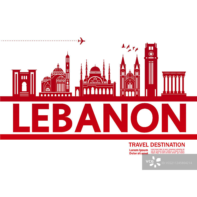 黎巴嫩的旅游目的地图片素材