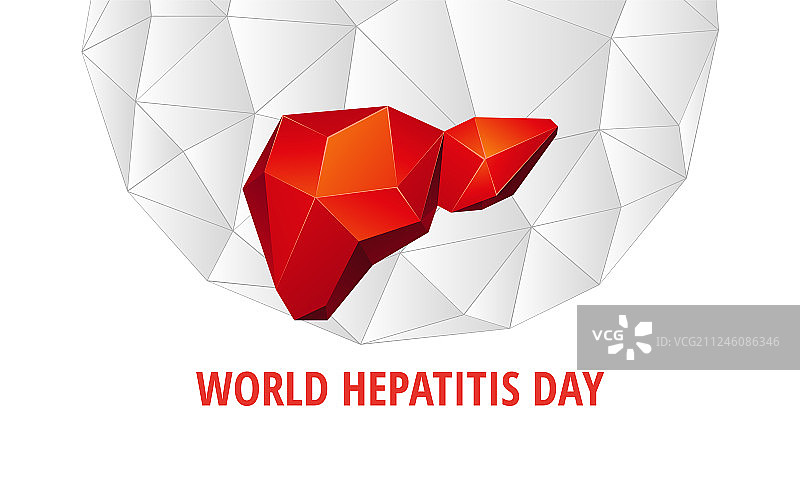 世界肝炎日背景图片素材