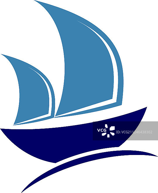 帆船船帆船船标志图片素材