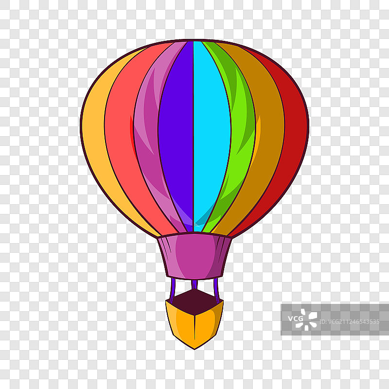 条纹彩色气球气球图标图片素材