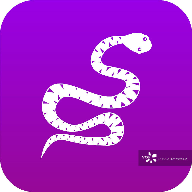 黑色蛇蠕动图标数字紫色图片素材