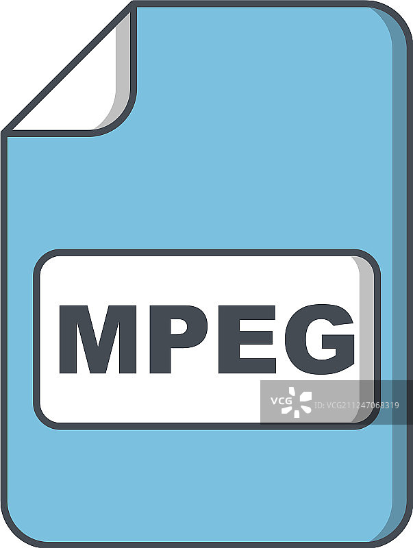 mpeg图标图片素材