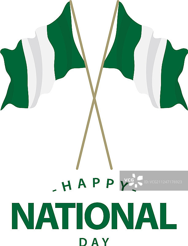 快乐尼日利亚国庆节模板设计图片素材