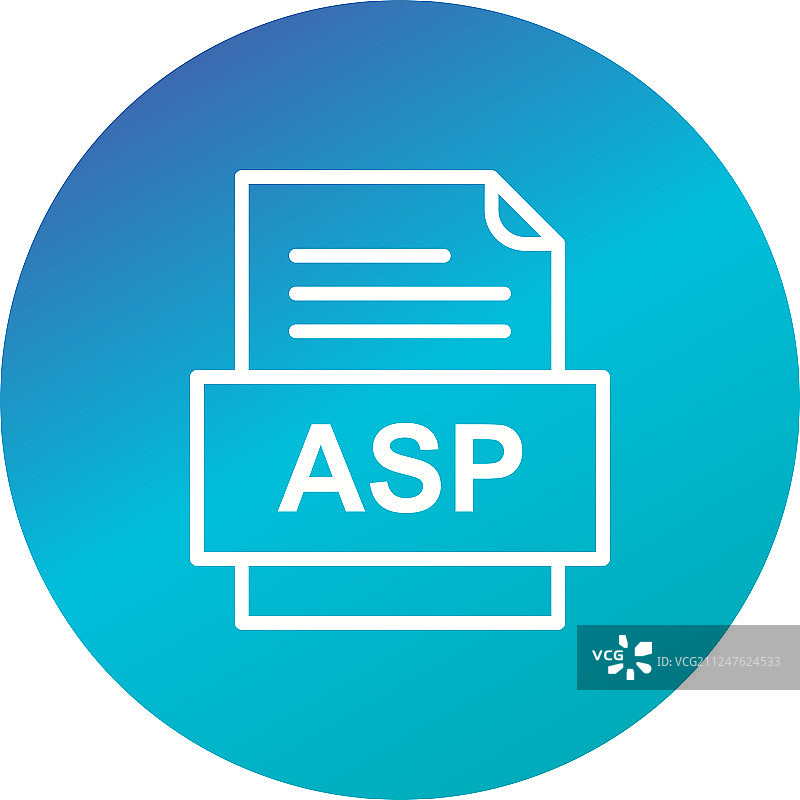 Asp文件文档图标图片素材