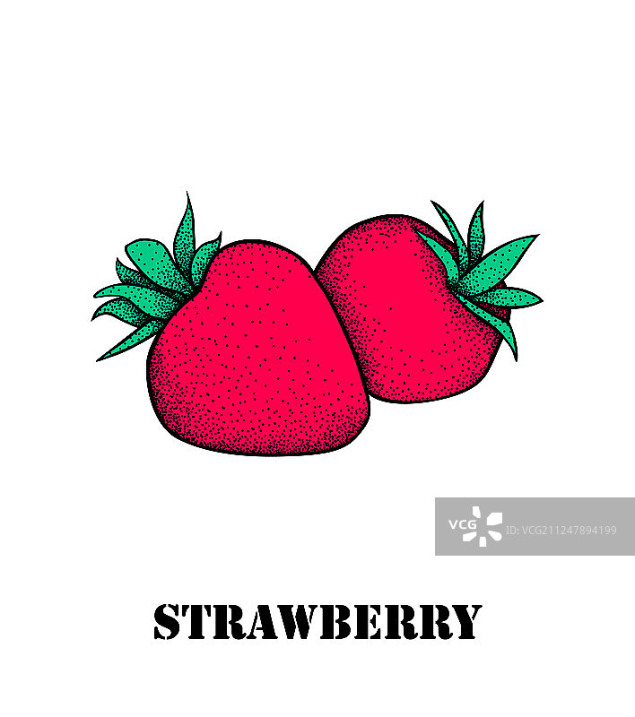 花园里种的草莓或草莓图片素材
