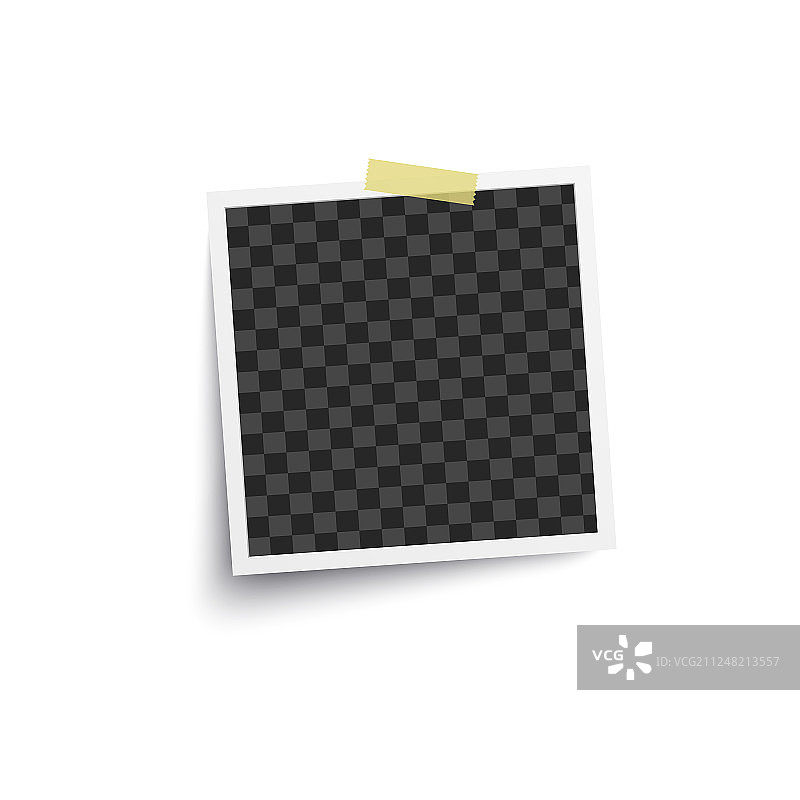 相册空白或方形相框放空图片素材