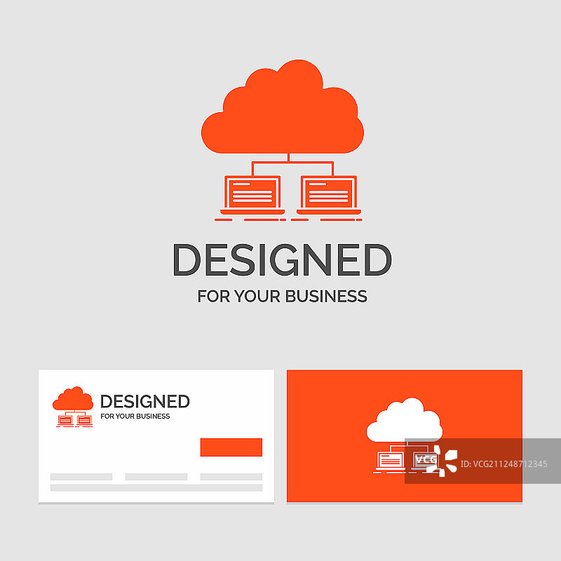 云网络服务器的企业logo模板图片素材