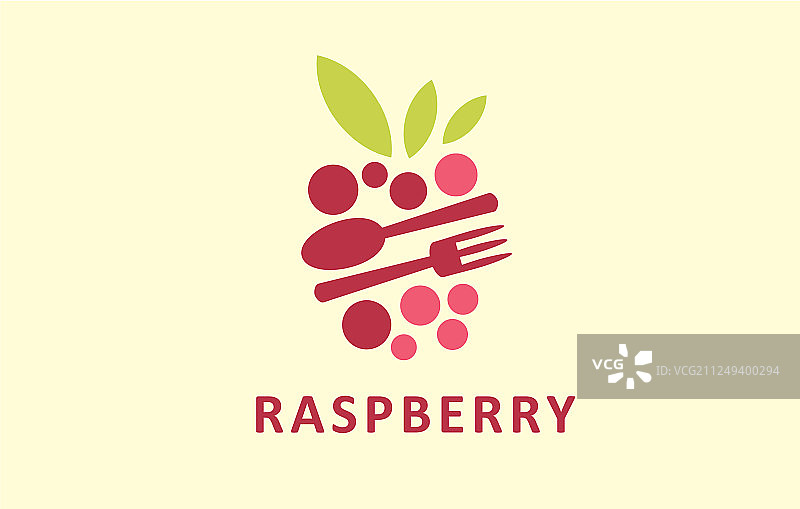 程式化的图形标志标志树莓图片素材