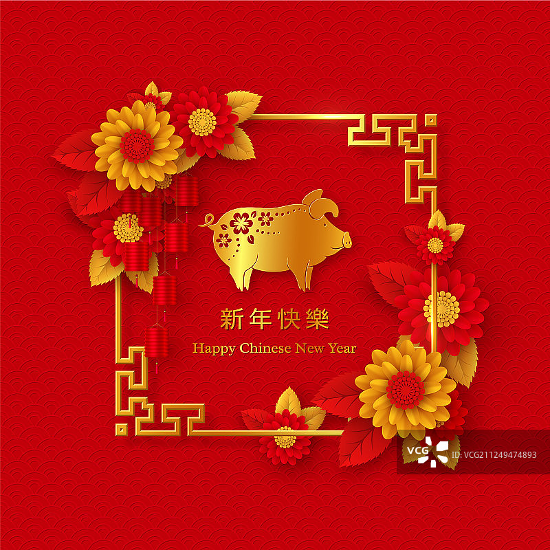 中国新年节日设计图片素材
