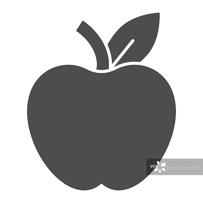 苹果固体图标水果图片素材