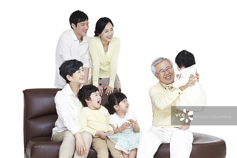 家庭快乐时光的照片图片素材